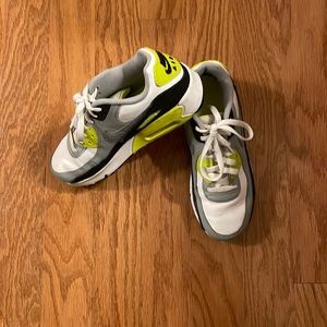 COPY - Neon yellow and black Nike Air Max Size 6Y